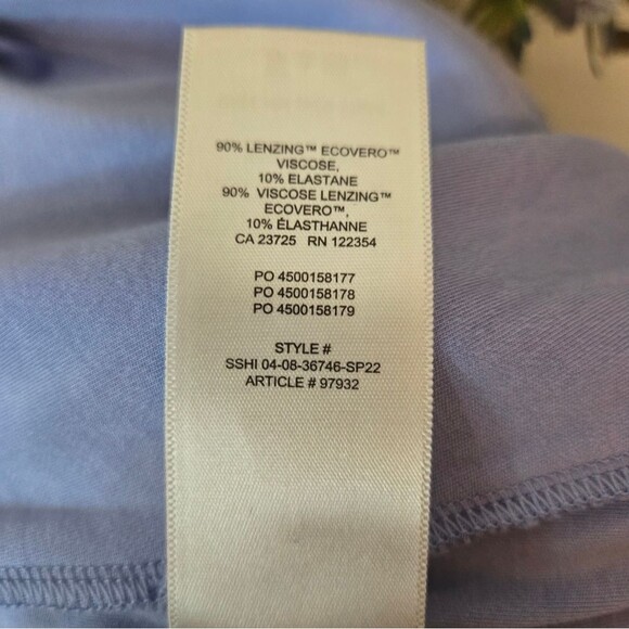 Aritzia Wilfred Stardust Blackless Body Con Dress Size Large Short Tie Back - Picture 11 of 14